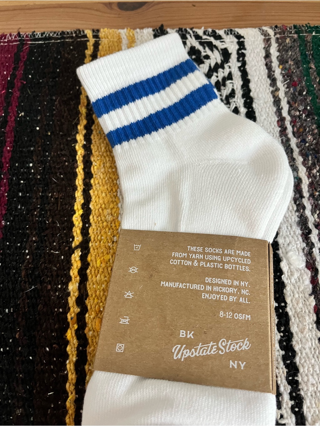 Upstate Stock Mccarren Tube Socks, Two, Nwt — image 7 of 8